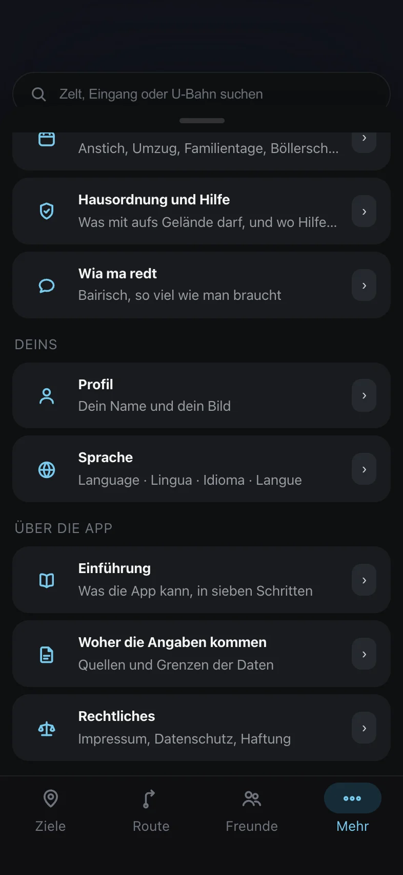 Rundenzähler und Heimweg im Reiter Mehr